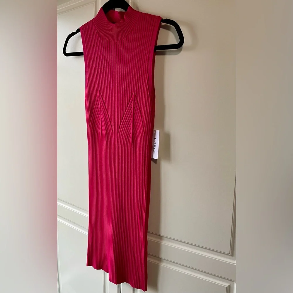 GUESS Ribbed Mini Dress - Picture 6 of 11